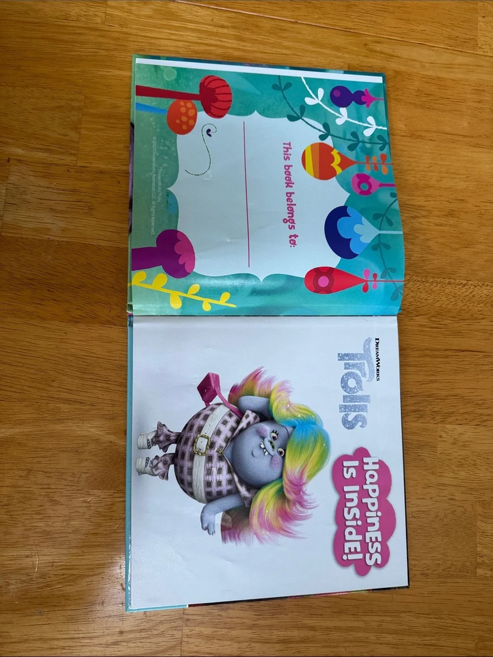 🛑 Trolls Colgate Kids Toothbrush and Happiness is Inside Book